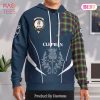 Clephan Clan Badge Rampant Lion Hoodie