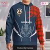 Davidson Clan Badge Rampant Lion Hoodie