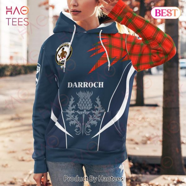Darroch Of Gourock Clan Badge Rampant Lion Hoodie