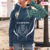 Haldane Clan Badge Rampant Lion Hoodie