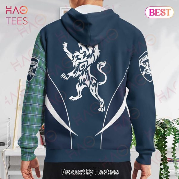 Irvine Clan Badge Rampant Lion Hoodie