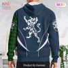 Kinnaird Clan Badge Rampant Lion Hoodie