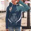 Lammie Clan Badge Rampant Lion Hoodie