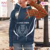 Lamont Clan Badge Rampant Lion Hoodie