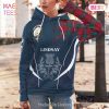 Leslie Clan Badge Rampant Lion Hoodie