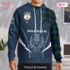 Macbrayne Clan Badge Rampant Lion Hoodie