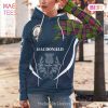 Macdonald Ranald Clan Badge Rampant Lion Hoodie