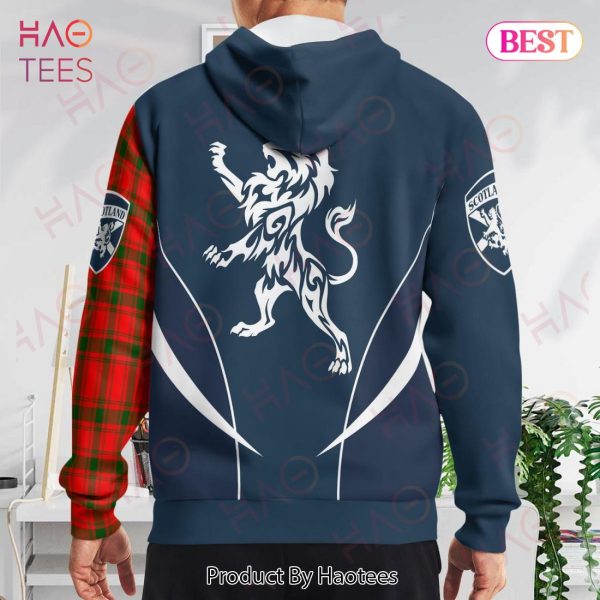 Macquarrie Clan Badge Rampant Lion Hoodie