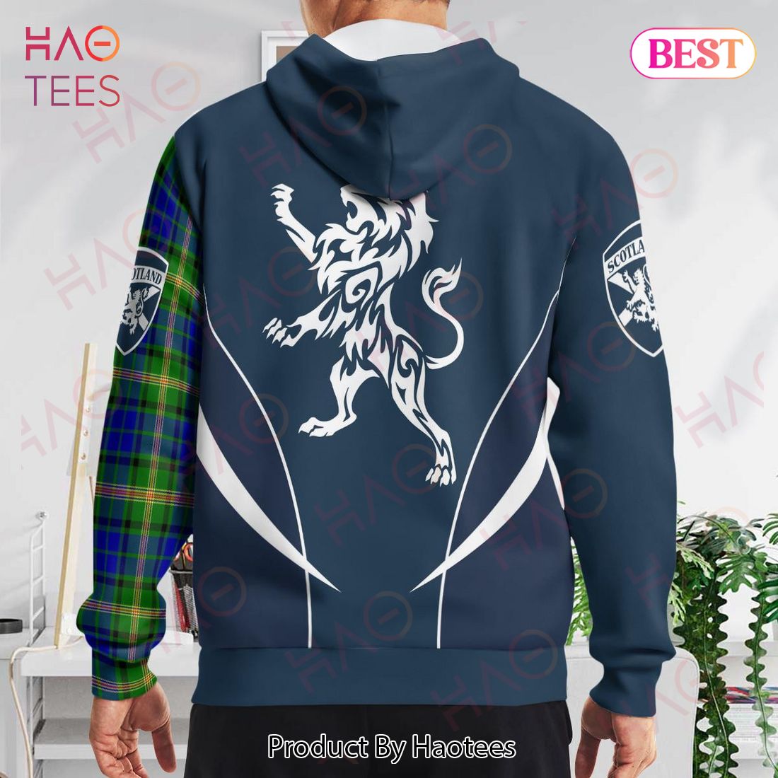 Maitland Clan Badge Rampant Lion Hoodie Maitland Clan Badge Rampant Lion Hoodie