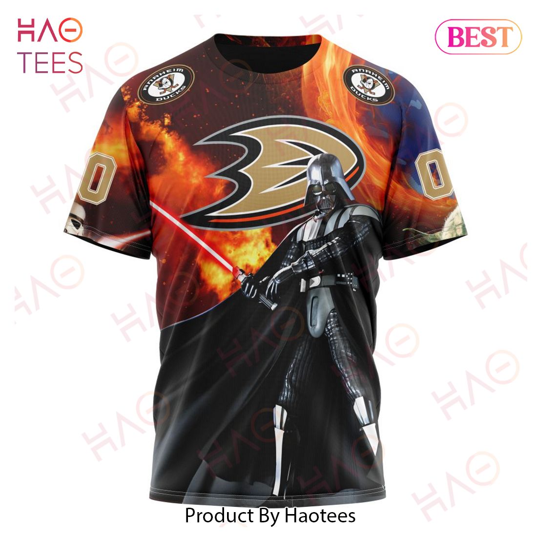 NHL Anaheim Ducks Specialized Design X Star War Hoodie