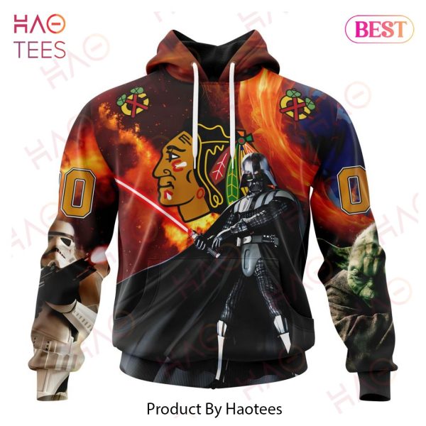 NHL Chicago BlackHawks Specialized Design X Star War Hoodie