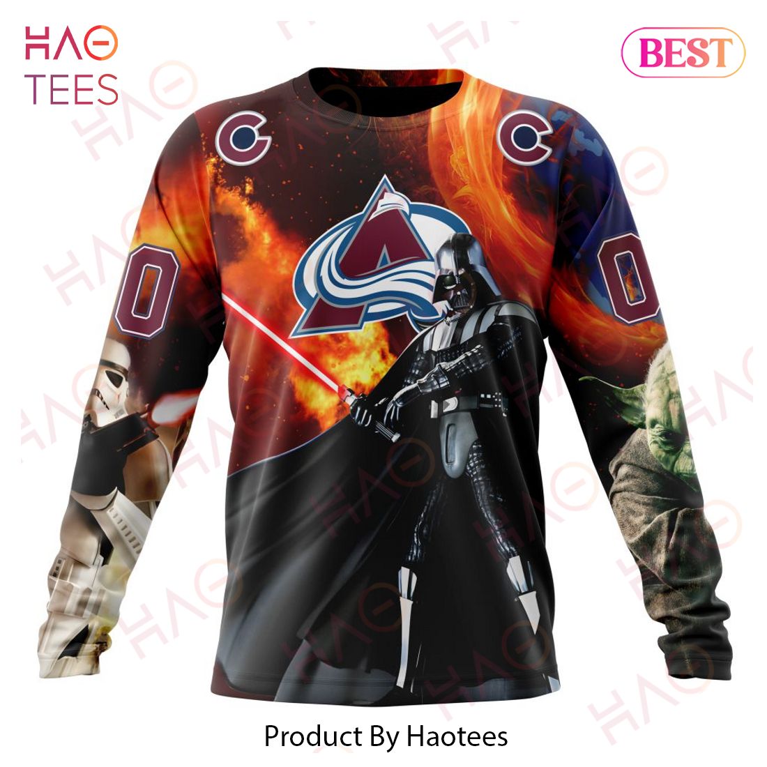 NHL Colorado Avalanche Specialized Design X Star War Hoodie