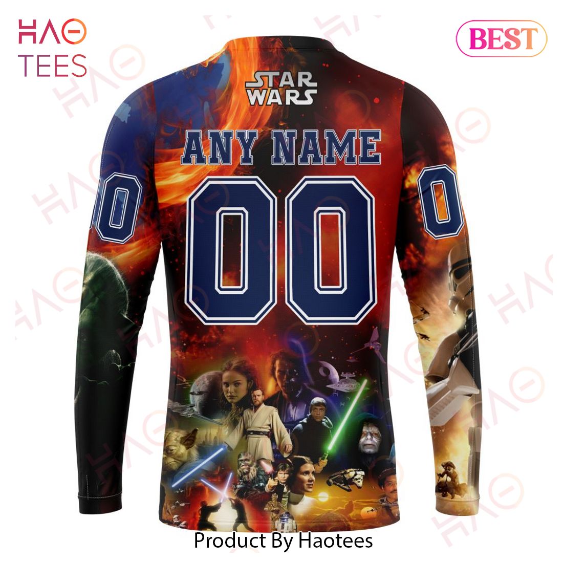 NHL Edmonton Oilers Specialized Design X Star War Hoodie NHL Edmonton Oilers Specialized Design X Star War Hoodie