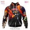 NHL Edmonton Oilers Specialized Design X Star War Hoodie NHL Edmonton Oilers Specialized Design X Star War Hoodie