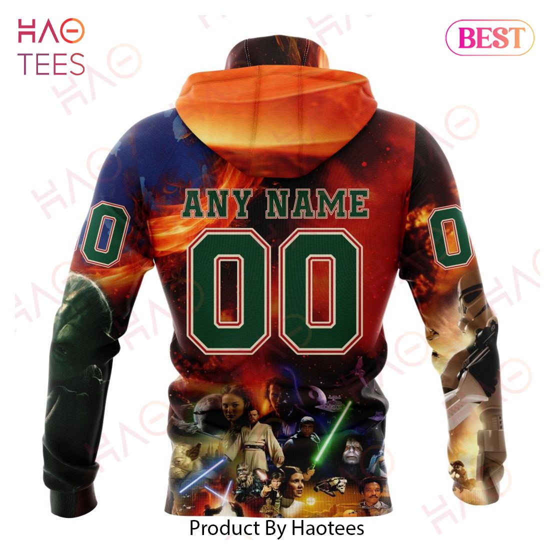 NHL Minnesota Wild Specialized Design X Star War Hoodie NHL Minnesota Wild Specialized Design X Star War Hoodie