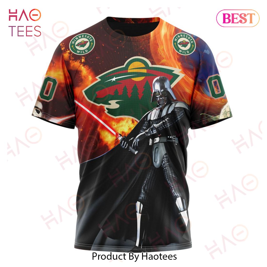NHL Minnesota Wild Specialized Design X Star War Hoodie NHL Minnesota Wild Specialized Design X Star War Hoodie