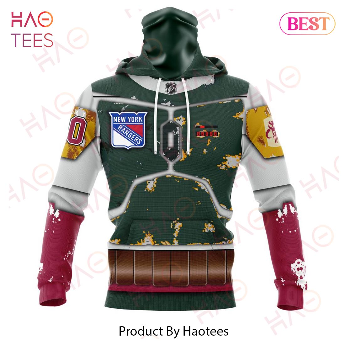 NHL New York Rangers X Boba Fett's Armor Specialized Design For Star Wars Fourth Of July Hoodie NHL New York Rangers X Boba Fett's Armor Specialized Design For Star Wars Fourth Of July Hoodie