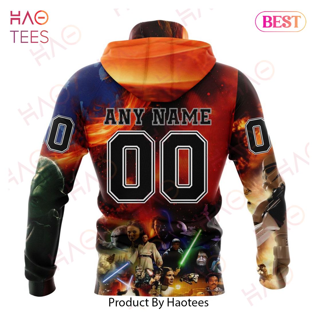 NHL Philadelphia Flyers Specialized Design X Star War Hoodie NHL Philadelphia Flyers Specialized Design X Star War Hoodie