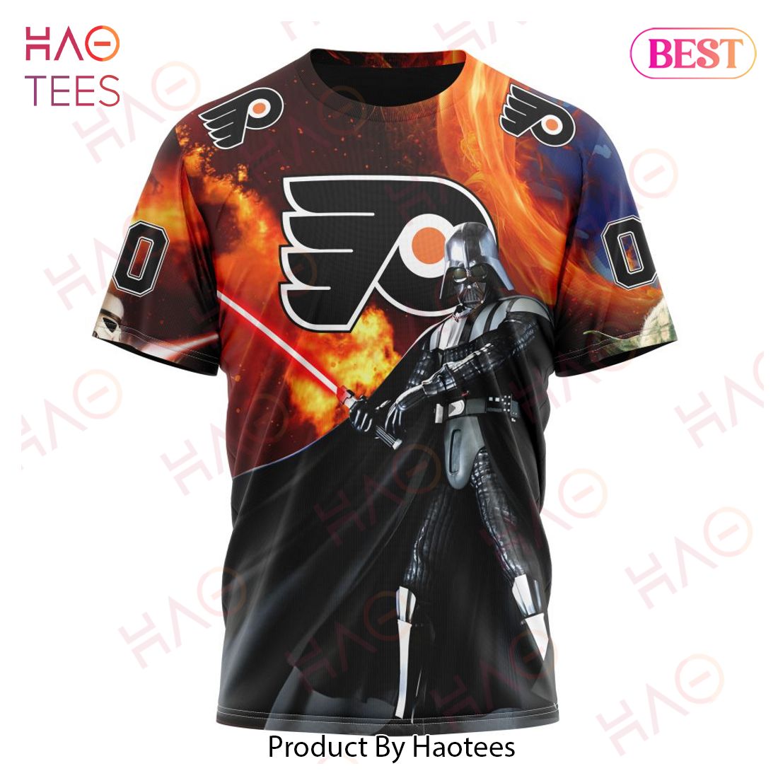 NHL Philadelphia Flyers Specialized Design X Star War Hoodie NHL Philadelphia Flyers Specialized Design X Star War Hoodie
