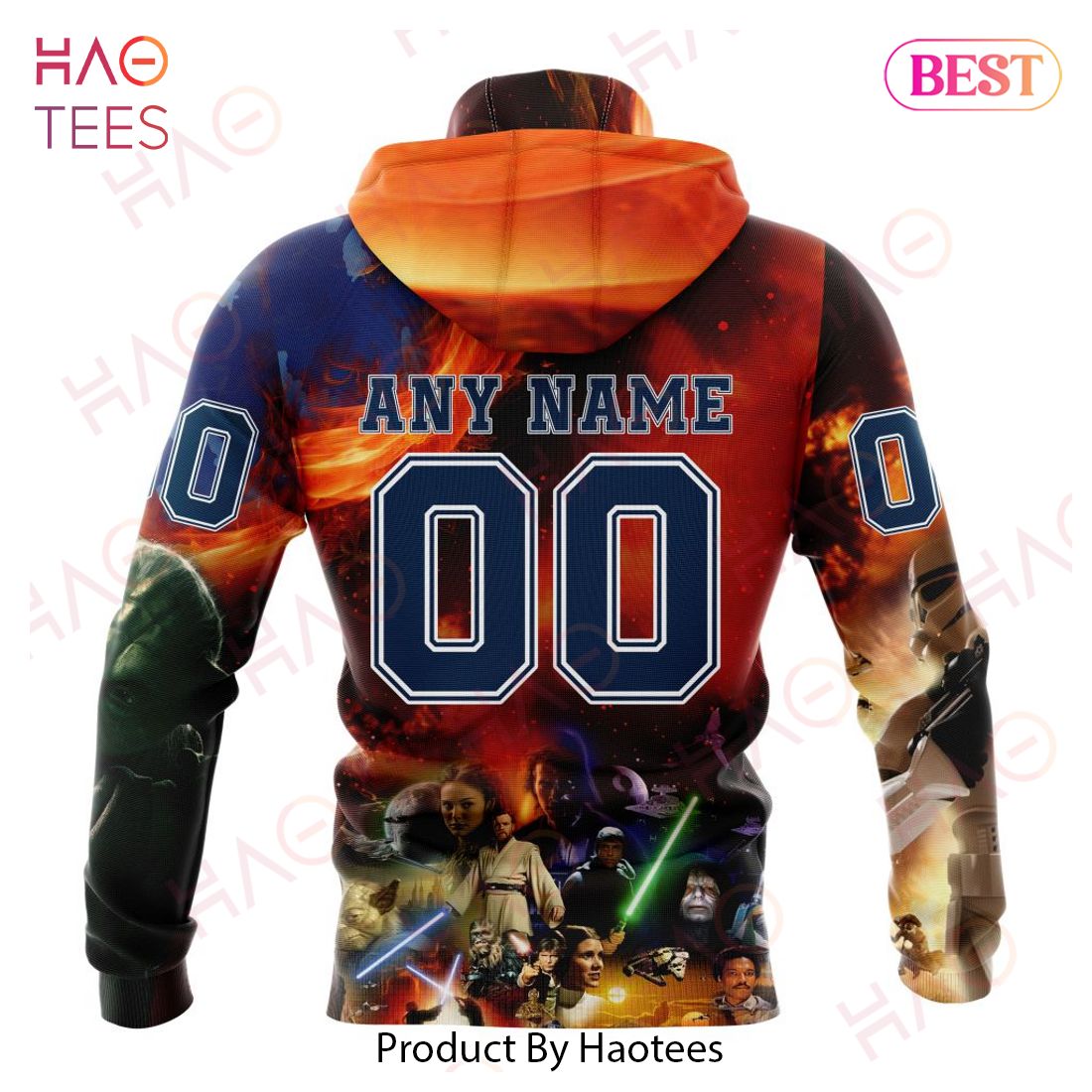 NHL Vancouver Canucks Specialized Design X Star War Hoodie NHL Vancouver Canucks Specialized Design X Star War Hoodie