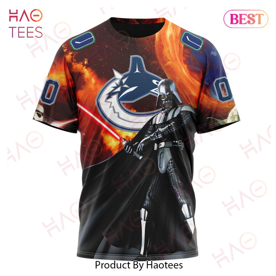 NHL Vancouver Canucks Specialized Design X Star War Hoodie NHL Vancouver Canucks Specialized Design X Star War Hoodie