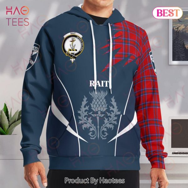 Rait Clan Badge Rampant Lion Hoodie