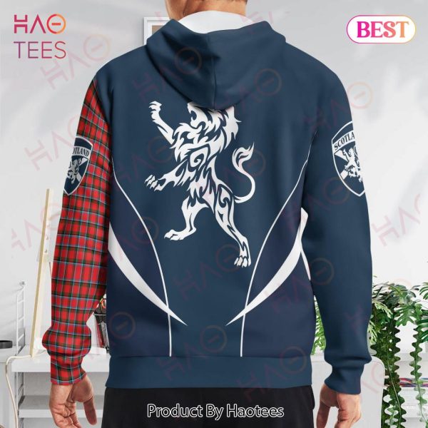 Sinclair Clan Badge Rampant Lion Hoodie
