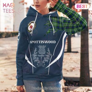 Spottiswood Clan Badge Rampant Lion Hoodie
