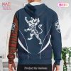 Wallace Clan Badge Rampant Lion Hoodie