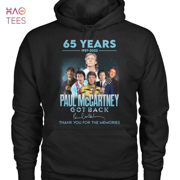 65 Years Paul Mccartney Got Back Thank You For The Memories Shirt