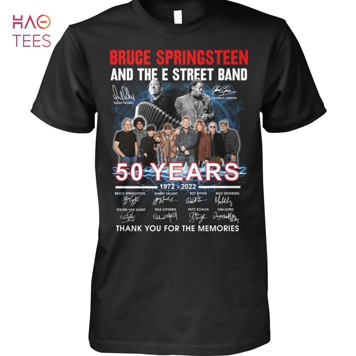 Bruge Springsteen And The E Street Band 50Years 1972-2022 Shirt