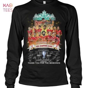 Liverpool F.C UEFA Champions League Thank You For The Memories Shirt