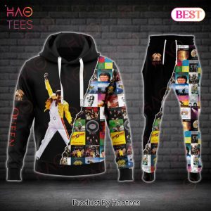 Freddie Mercury Luxury Brand Hoodie And Pants POD Design