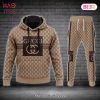 HOT Gucci Black Red Green Luxury Brand Hoodie And Pants POD Design