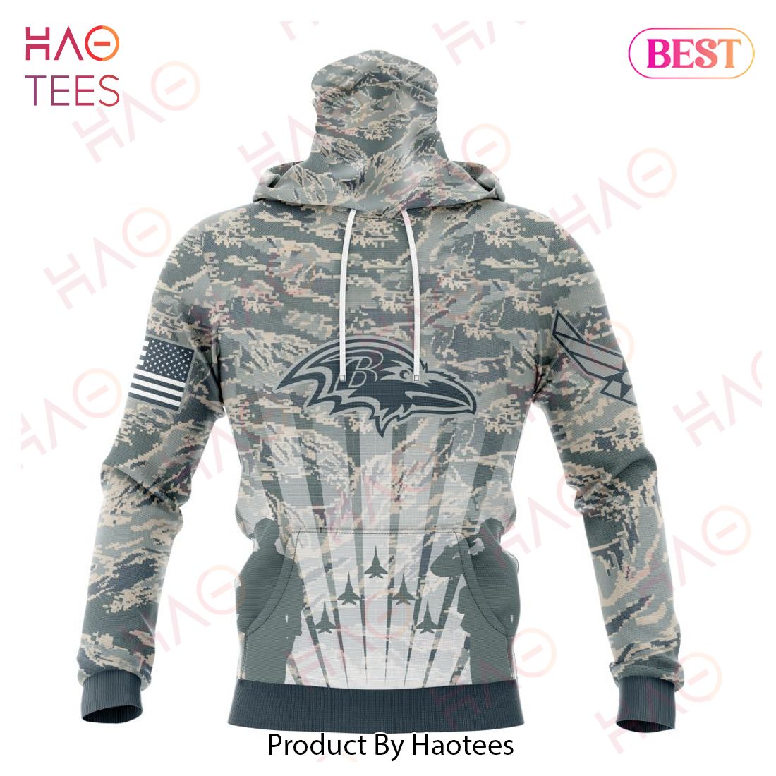 NFL Baltimore Ravens Honor US Air Force Veterans Hoodie NFL Baltimore Ravens Honor US Air Force Veterans Hoodie