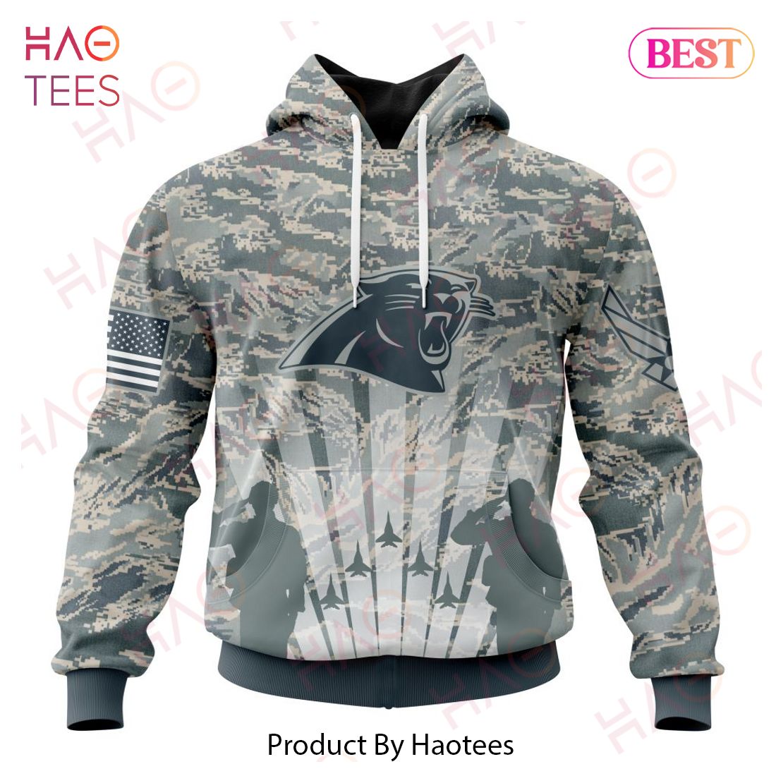 NFL Carolina Panthers Honor US Air Force Veterans Hoodie NFL Carolina Panthers Honor US Air Force Veterans Hoodie