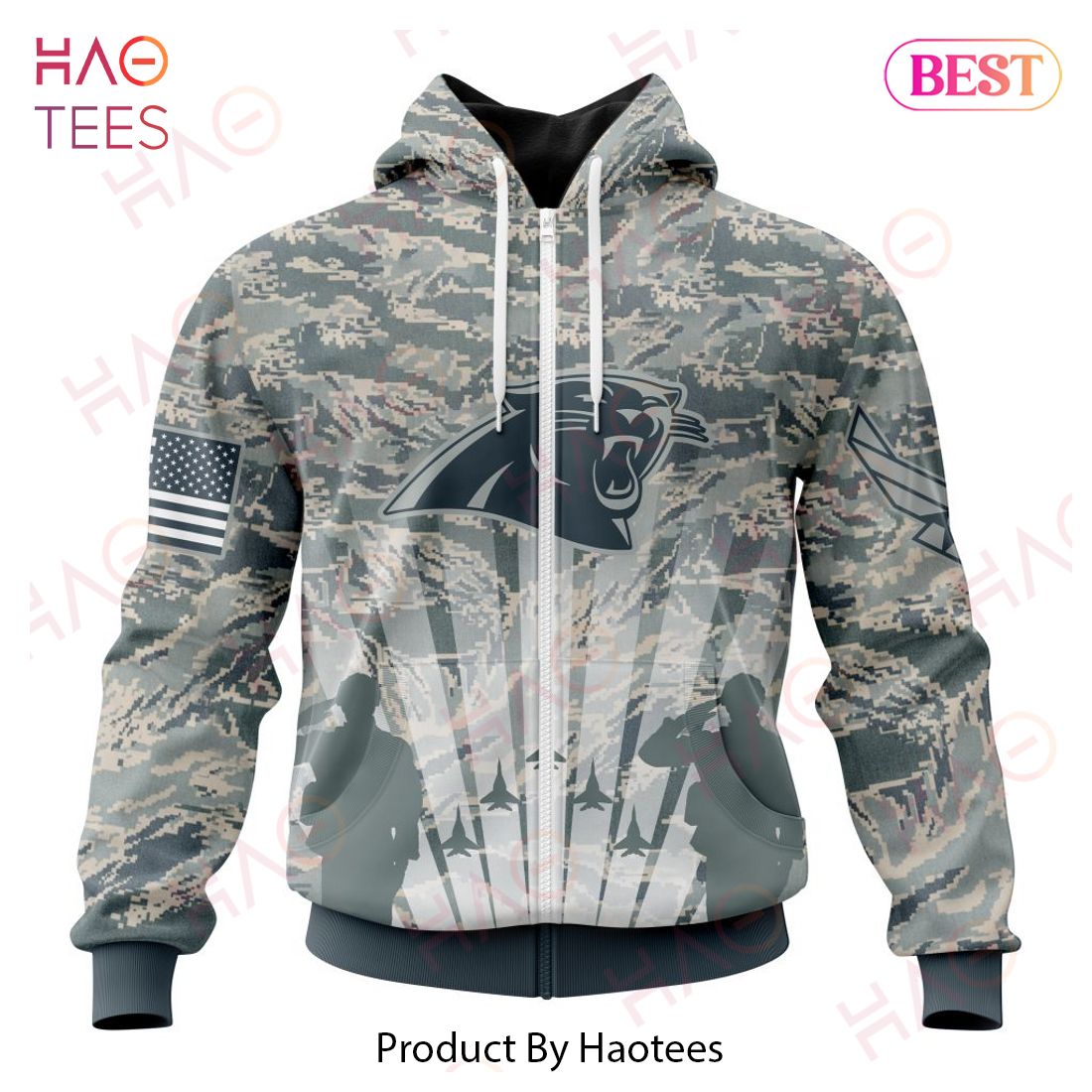 NFL Carolina Panthers Honor US Air Force Veterans Hoodie NFL Carolina Panthers Honor US Air Force Veterans Hoodie