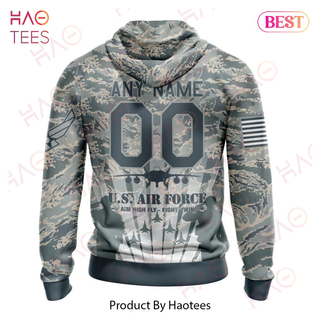 NFL Chicago Bears Honor US Air Force Veterans Hoodie NFL Chicago Bears Honor US Air Force Veterans Hoodie
