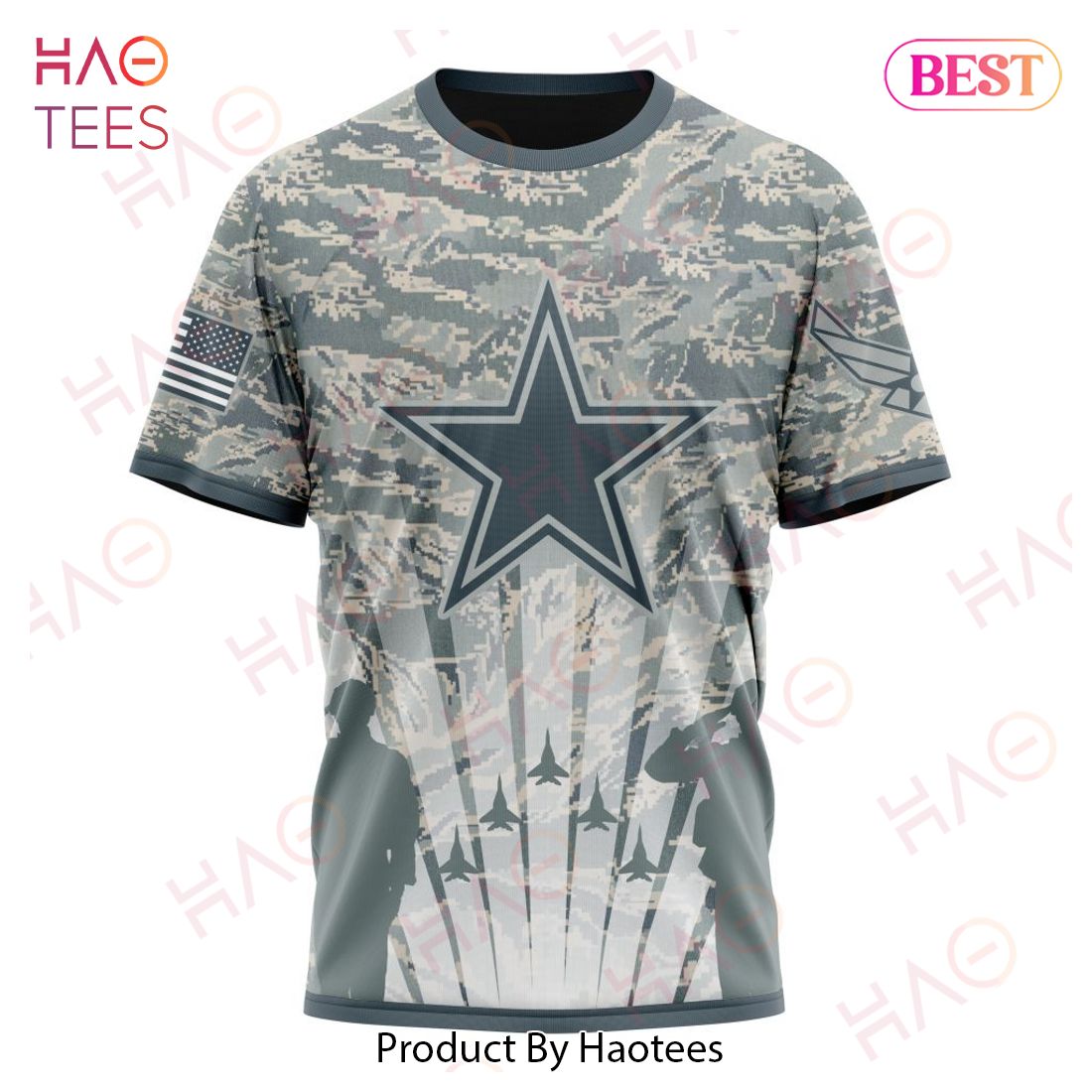 NFL Dallas Cowboys Honor US Air Force Veterans Hoodie NFL Dallas Cowboys Honor US Air Force Veterans Hoodie