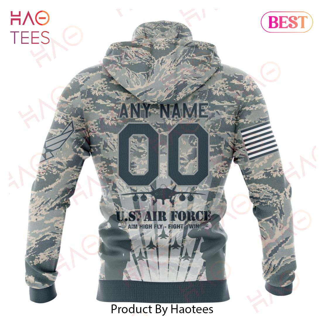 NFL Denver Broncos Honor US Air Force Veterans Hoodie NFL Denver Broncos Honor US Air Force Veterans Hoodie