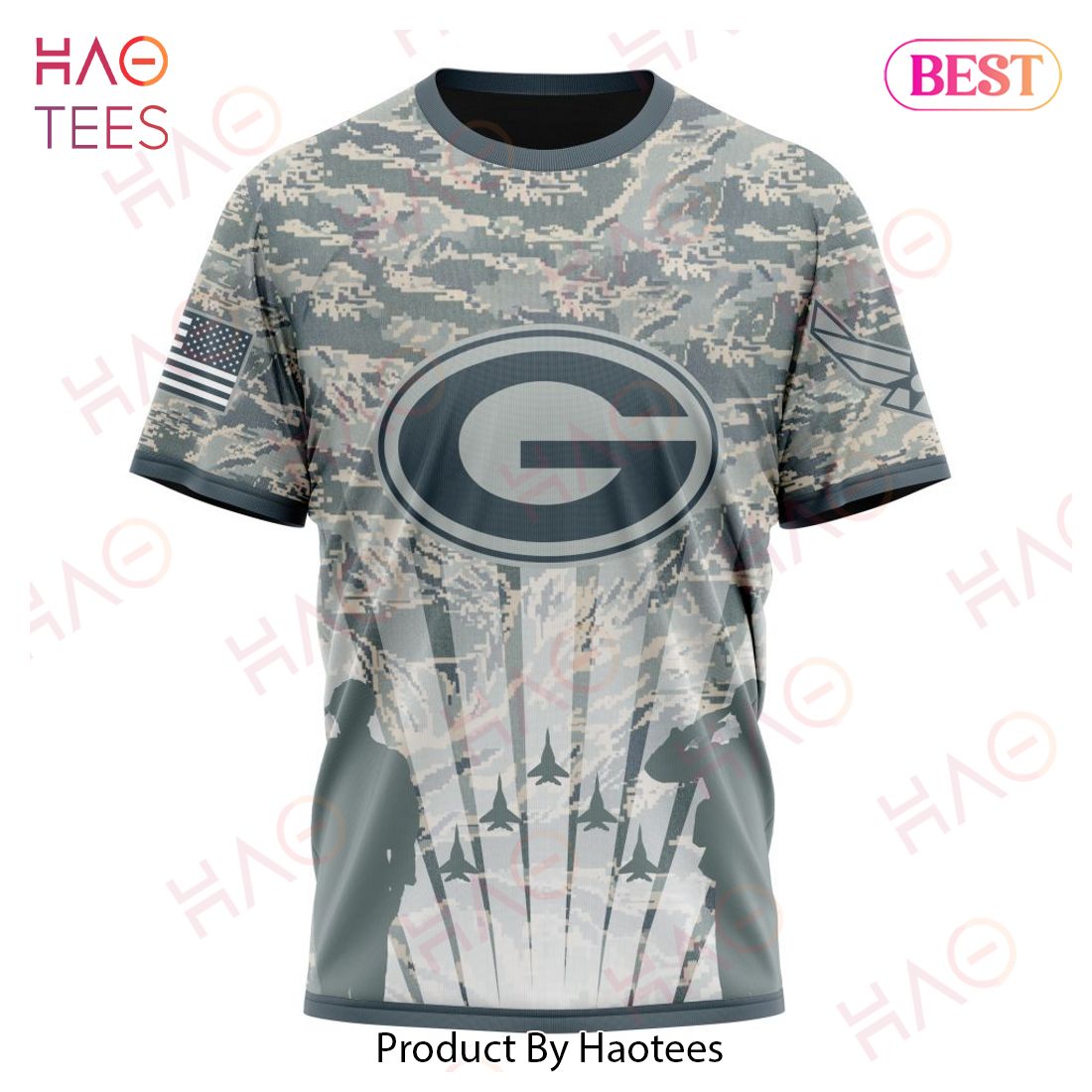 NFL Green Bay Packers Honor US Air Force Veterans Hoodie NFL Green Bay Packers Honor US Air Force Veterans Hoodie