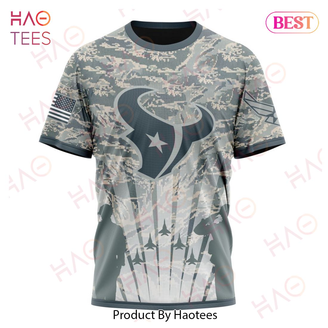 NFL Houston Texans Honor US Air Force Veterans Hoodie NFL Houston Texans Honor US Air Force Veterans Hoodie