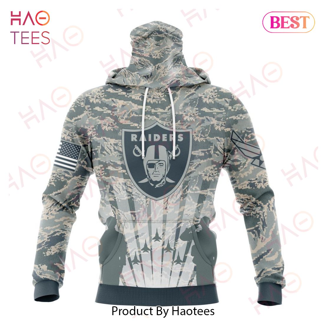NFL Las Vegas Raiders Honor US Air Force Veterans Hoodie NFL Las Vegas Raiders Honor US Air Force Veterans Hoodie