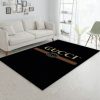 Gucci Black Color Mix Flower Luxury Brand Carpet Rug Limited Edition