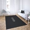Gucci Black Color Mix Logo Luxury Brand Carpet Rug Limited Edition Gucci Black Color Mix Logo Luxury Brand Carpet Rug Limited Edition