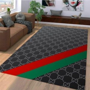 Gucci Black Green Red For Living Room Bedroom Luxury Brand Carpet Rug Limited Edition