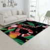Gucci Black Red Luxury Brand Carpet Rug Limited Edition