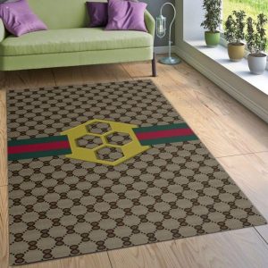 Gucci Brown Mix Color Luxury Brand Carpet Rug Limited Edition