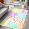 Gucci Colorful For Living Room Bedroom Carpet Rug Limited Edition