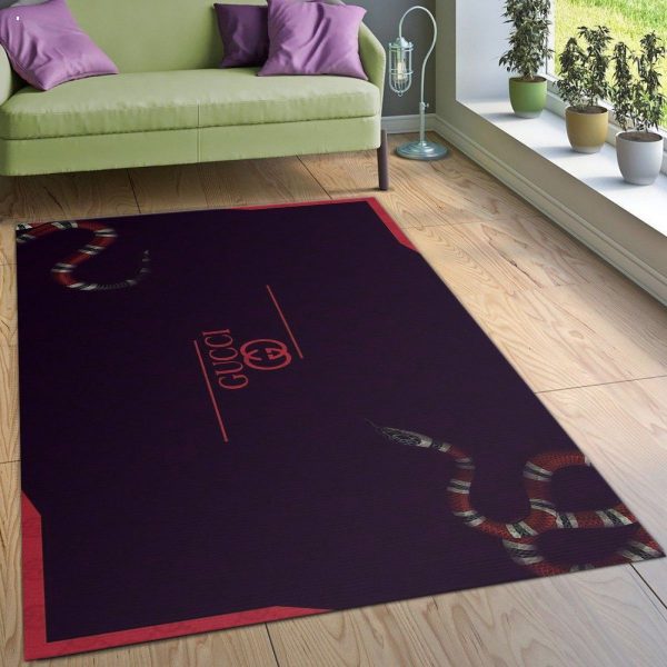 Gucci Dark Snake Luxury Brand Carpet Rug Limited Edition